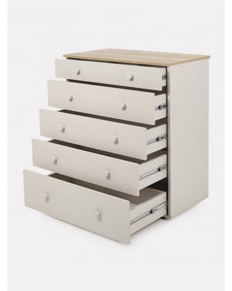 Комод пеленальный Rant Levi 80/5 с органайзером Crystal beige