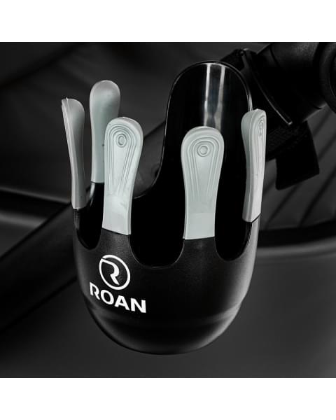 Детская коляска Roan Sol Vintage Leather 2.0 3 в 1 с автокреслом Tutis Elo Lux Edusky Black SL/10/L Black/Black/руч.Черный