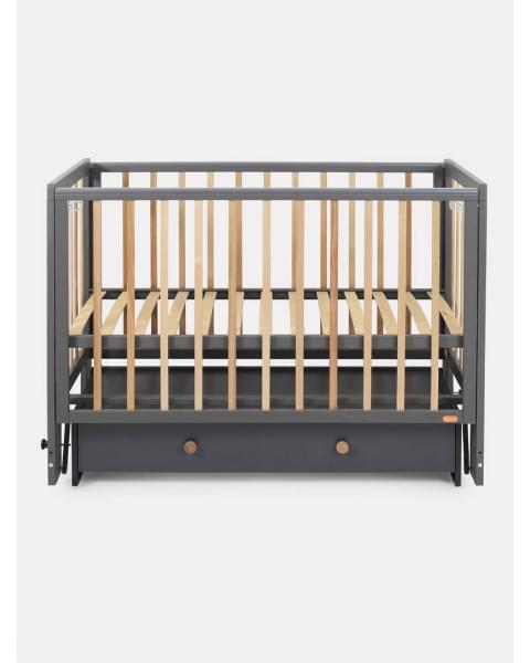 Кроватка Rant Indy Box маятник Moon grey