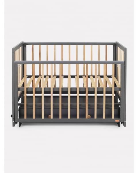 Кроватка Rant Indy Box маятник Moon grey