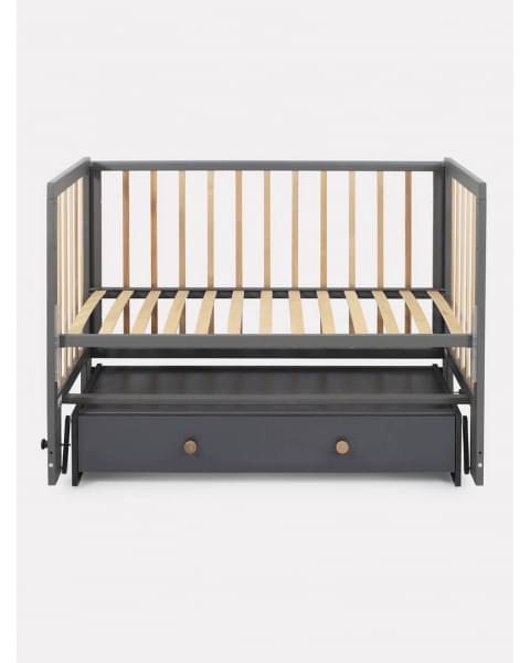 Кроватка Rant Indy Box маятник Moon grey