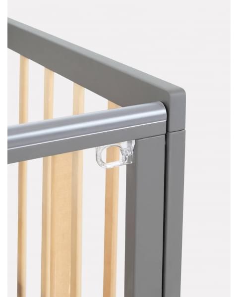 Кроватка Rant Indy Box маятник Moon grey