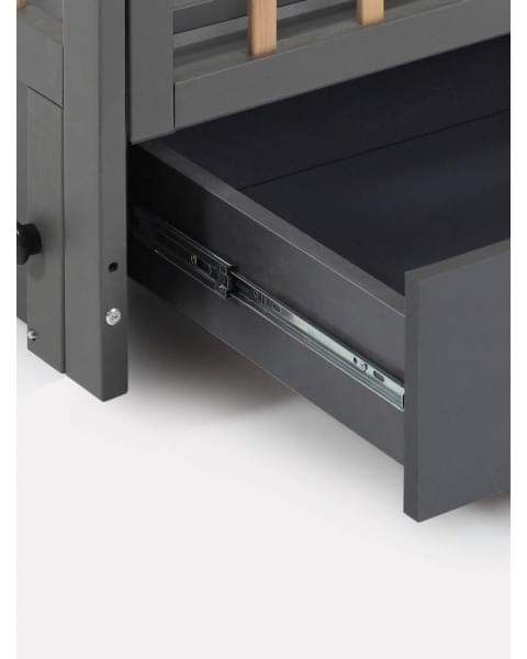 Кроватка Rant Indy Box маятник Moon grey