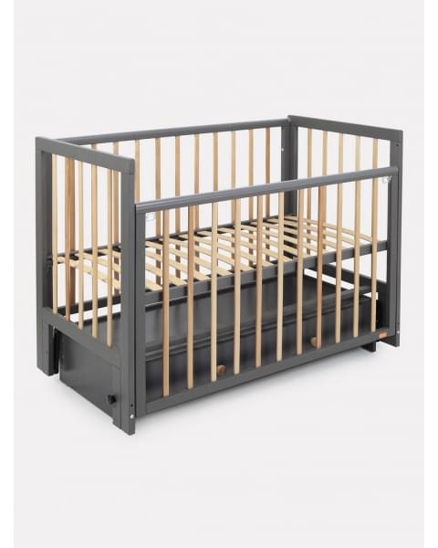 Кроватка Rant Indy Box маятник Moon grey