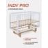 Кроватка Rant Indy Pro маятник Cloud White