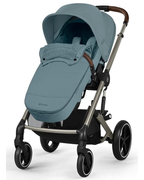 Теплый конверт (накидка на ножки) Cybex в коляску Stormy Blue