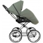 Детская коляска Roan Bass Next Classic 2.0 d14 3 в 1 с автокреслом Tutis Elo Lux EduSky Black BSNC/92/2 Sage Green/Black/руч.Black
