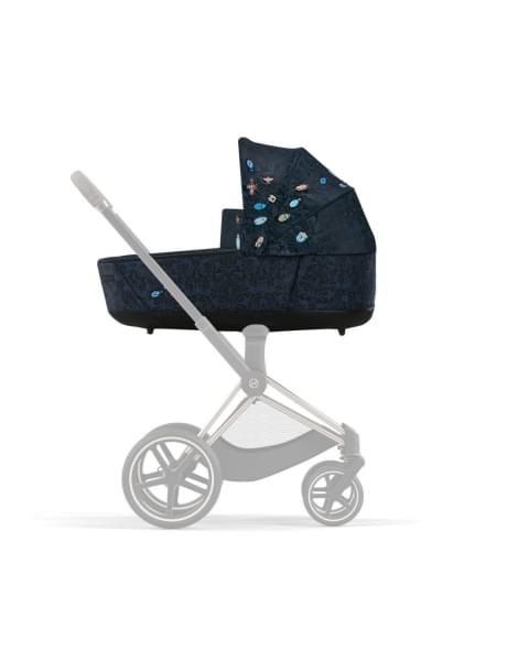 Люлька Cybex Priam IV Fashion Collection, FE Jewels of Nature (Синий с принтом)