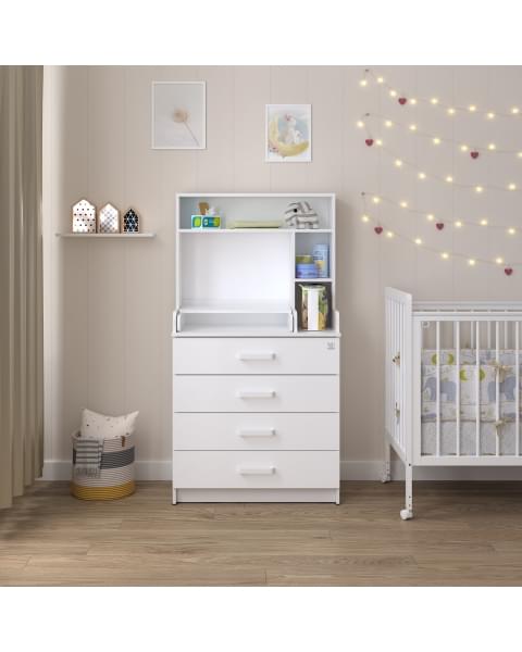 Пеленальный комод Sweet Baby Albero New Белый/белый