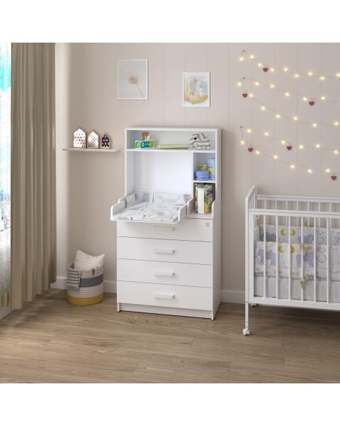 Пеленальный комод Sweet Baby Albero New Белый/белый
