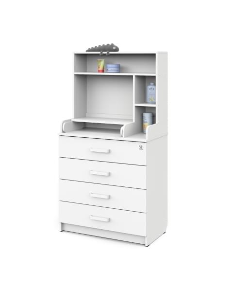Пеленальный комод Sweet Baby Albero New Белый/белый
