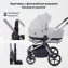 Детская коляска Rant Flex Therm Soft 4 в 1 с автокреслом Miro и базой Stone Grey