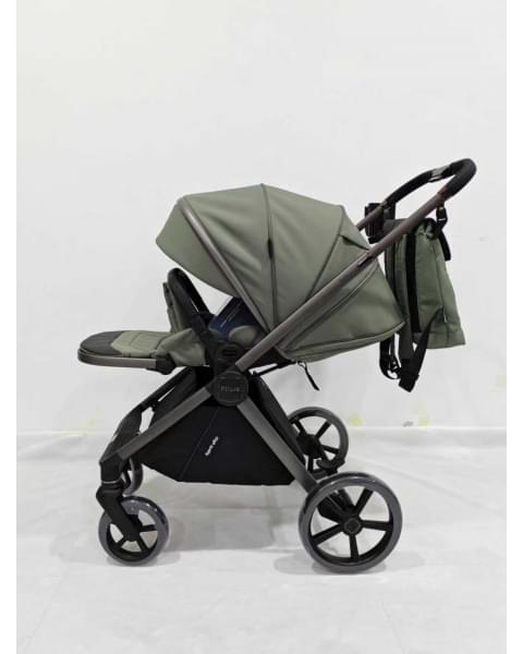 Коляска 2 в 1 Pituso Teffy Sage Green/Graphite