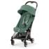 Прогулочная коляска Cybex Coya Leaf Green с дождевиком и бампером/Rosegold
