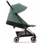 Прогулочная коляска Cybex Coya Leaf Green с дождевиком и бампером/Rosegold