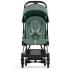Прогулочная коляска Cybex Coya Leaf Green с дождевиком и бампером/Rosegold