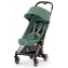 Прогулочная коляска Cybex Coya Leaf Green с дождевиком и бампером/Rosegold