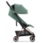 Прогулочная коляска Cybex Coya Leaf Green с дождевиком и бампером/Rosegold