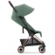 Прогулочная коляска Cybex Coya Leaf Green с дождевиком и бампером/Rosegold