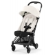 Прогулочная коляска Cybex Coya Off White с дождевиком Matt Black