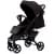 Прогулочная коляска Peppy Polo 2.0 rose black хром рама, сумка