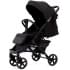Прогулочная коляска Peppy Polo 2.0 rose black хром рама, сумка