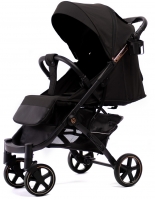 Прогулочная коляска Peppy Polo 2.0 rose black хром рама, сумка