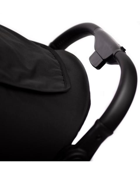 Прогулочная коляска Peppy Polo 2.0 rose black хром рама, сумка