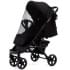 Прогулочная коляска Peppy Polo 2.0 rose black хром рама, сумка