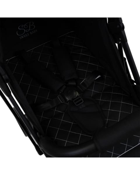 Прогулочная коляска Sweet Baby Compatto, Black (Черный)