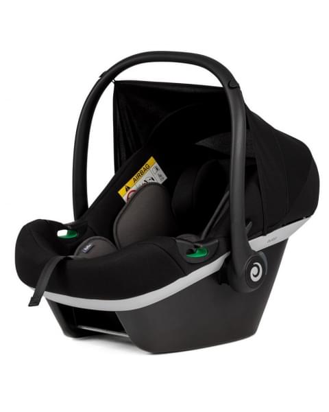 Детская коляска Roan Sol Vintage Leather 2.0 3 в 1 с автокреслом Tutis Elo Lux Edusky Black SL/10/L Black/Black/руч.Черный