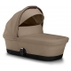 Спальный блок для коляски Cybex Gazelle S Cot Almond Beige с дождевиком