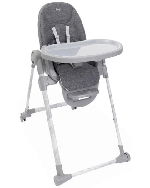 Стульчик для кормления Chicco Polly Armonia, Carrara (Серый)