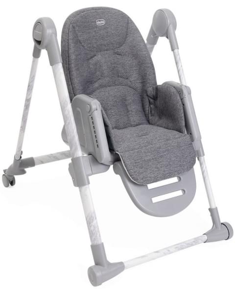 Стульчик для кормления Chicco Polly Armonia, Carrara (Серый)