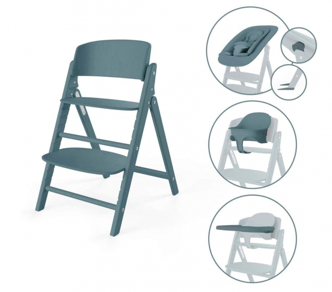 Стульчик для кормления Cybex Click & Fold 4 в 1 Stone Blue