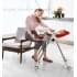 Стульчик для кормления Peg-Perego Prima Pappa Follow Me, Linear Grey (Серый в полоску)