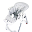 Стульчик для кормления Peg-Perego Prima Pappa Follow Me, Linear Grey (Серый в полоску)