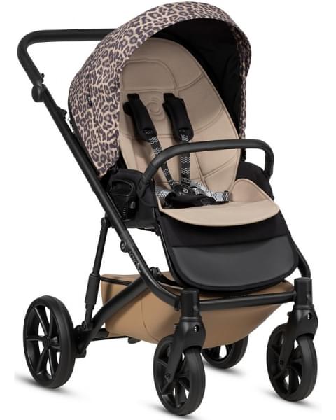 Коляска 3 в 1 Tutis Viva 6+ Leather Wild Elegance, Savannah Brwon (323) с автокреслом Tutis Beno (0-13 кг)
