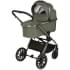 Детская коляска Adamex Spark SE 2 в 1 3-SALVIA-ONYX -ЗЕЛЁНЫЙ-РАМА ХРОМ