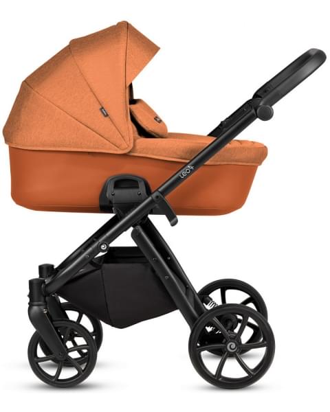Детская коляска Tutis Leo 3 Plus 3 в 1 с автокреслом Elo Lux EduSky Black 1582280 Orange