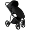 Детская коляска Roan Sol Vintage Leather 2.0 3 в 1 с автокреслом Tutis Elo Lux Edusky Black SL/10/L Black/Black/руч.Черный