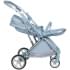 Детская прогулочная коляска Farfello Fest Lux Небесно-голубой FL-8 цветная рама