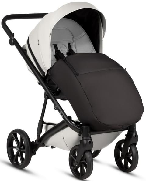 Детская коляска Tutis Viva 6 Plus Leather 3 в 1 с автокреслом Elo Lux EduSky Black 1612085 Cloud