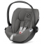 Коляска 3 в 1 Cybex Priam IV шасси Chrome Black, Soho Grey (Серый)