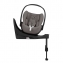 Коляска 3 в 1 Cybex Priam IV шасси Chrome Black, Soho Grey (Серый)