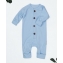 Комбинезон на пуговицах AmaroBaby Fashion голубой 56