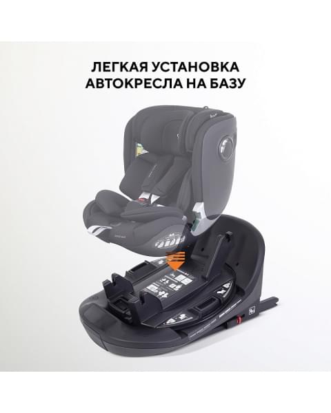 Автокресло Rant Aster Zero с базой isofix Black