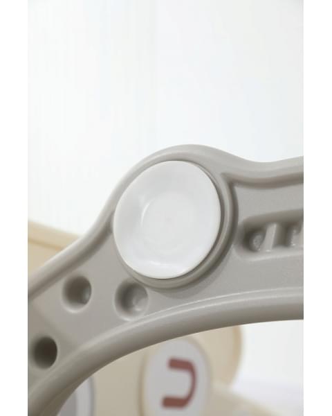 Горка с качелями UNIX Kids Car Grey