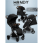 Прогулочная коляска Amarobaby Handy, черный/серебряный