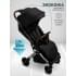 Прогулочная коляска Amarobaby Handy, черный/серебряный